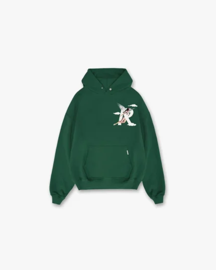 Storms In Heaven Hoodie Pine Green