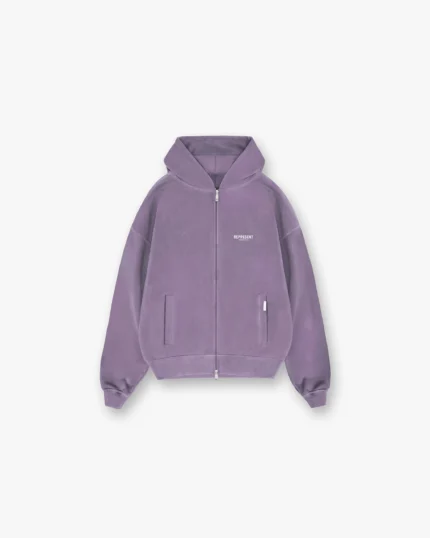 Represent Owners Club Zip Hoodie Purple