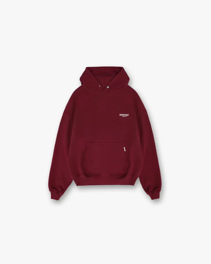 represent owners club hoodie maroon